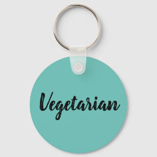 Porte-clés Clavier - Végétarien Bleu Océan