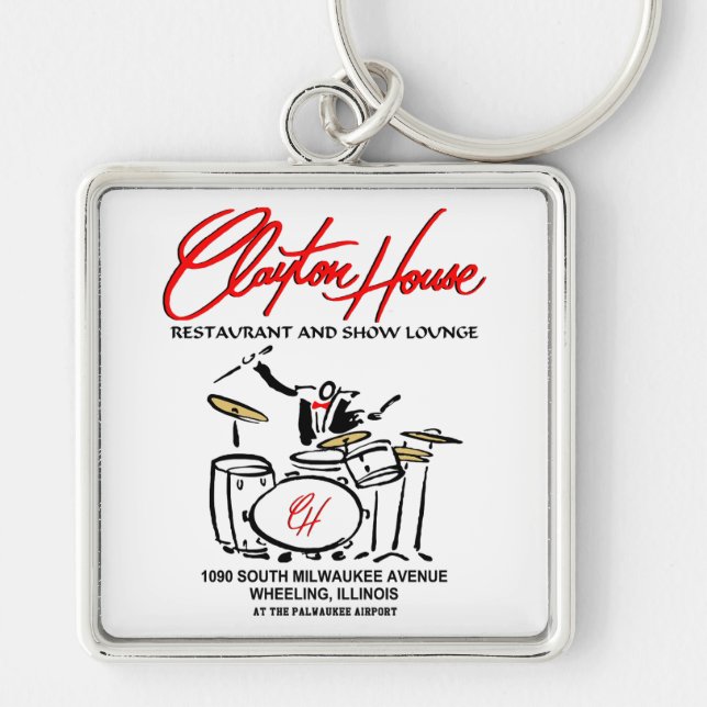 Porte-clés Clayton House Restaurant et Salon de spectacle, Ro (Devant)