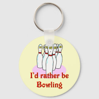 Porte-clés clé de bowling