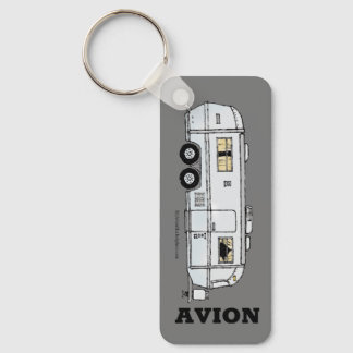 Porte-clés Clé de remorque Avion vintage Fob, Aluminium