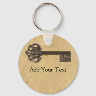 Porte-clés Clé de squelette antique