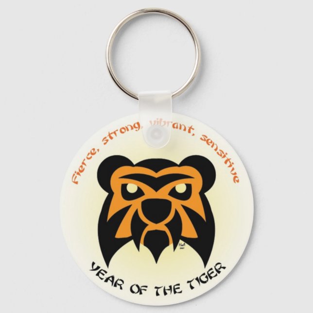Porte-clés Clé de tigre (Recto)