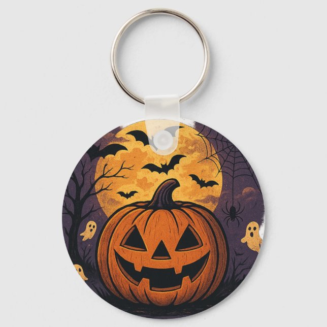 Porte-clés clé d'Halloween (Recto)