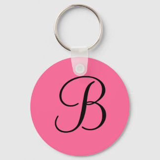 Porte-clés Clé monogramme "B"