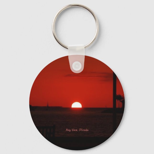 Porte-clés Clé West Sunset (Recto)