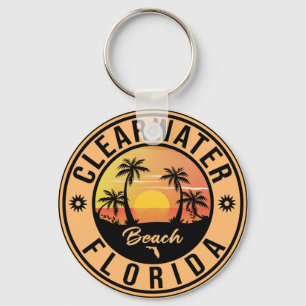 Porte-clés Clearwater Beach Floride Souvenirs Vintages