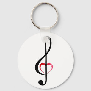 Porte-clés Clef de coeur