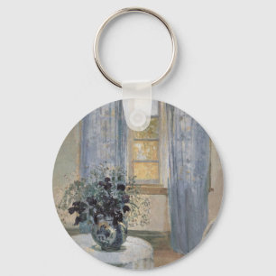 Porte-clés Clématite bleue dans l'atelier de l'artiste, Anna 