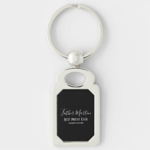 Porte-clés CLERGIE PÂTISSERIE BLANCHE Simple Personnalisée