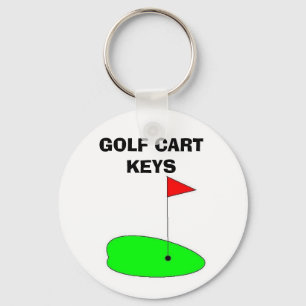 PORTE-CLÉS CLÉS DE PANIER DE GOLF