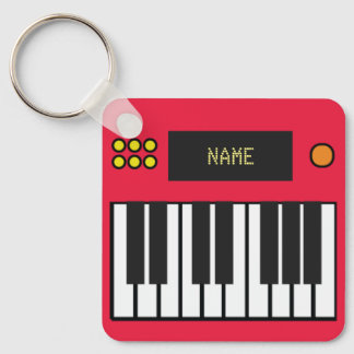 Porte-clés Clés de piano personnalisées Clavier Porte - clé r