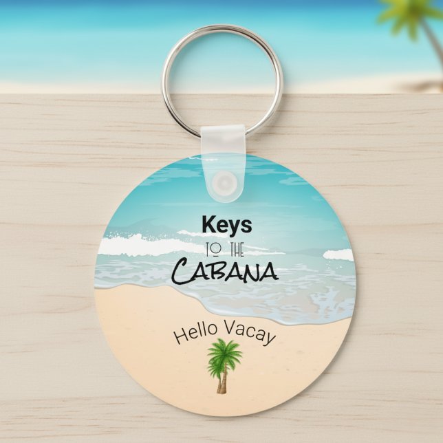 Porte-clés Clés du Porte - clé Cabana (Keys to the Cabana Keychain)
