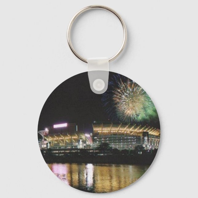 Porte-clés Cleveland Browns Football Stadium Mot-de-feu (Recto)