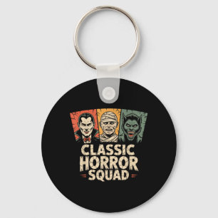 Porte-clés Clic Horror Squad Vintage Rétro Monstre Halloween