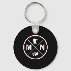 Porte-clés Clic Minnesota Hockey Mn Plan