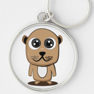 Porte-clés Clipart mignon de caractère