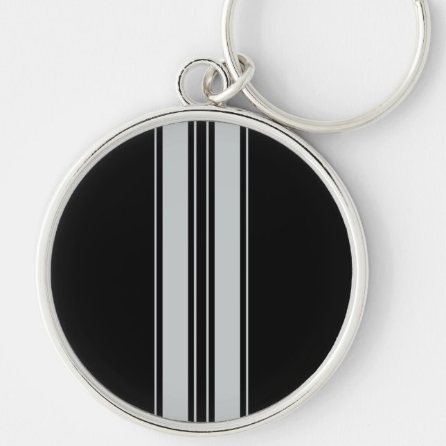 Porte-clés Cliquez sur Personnaliser pour modifier Gris en co (Devant)