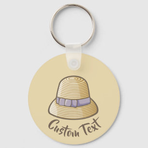 Porte-clés Cloche Casquette beige