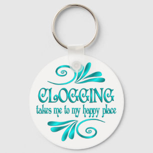 Porte-clés Clogging Happy Place
