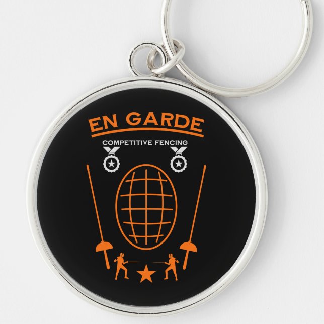Porte-clés Clôture de l'épée concurrentielle (Devant)