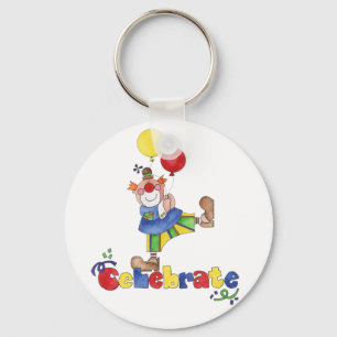 Porte-clés Clown avec des ballons