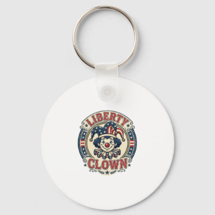 Porte-clés Clown de la Liberté Patriotique Patriotique Clownc