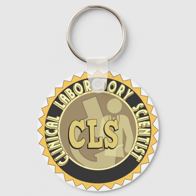PORTE-CLÉS CLS BADGE - SCIENTIFIQUE DU LABORATOIRE CLINIQUE (Recto)