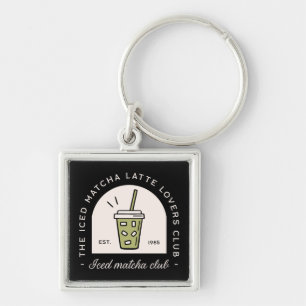 Porte-clés Club amoureux matcha glacé matcha latte besties as