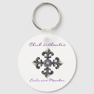 Porte-clés Club Atlantis Porte - clé membre exclusif
