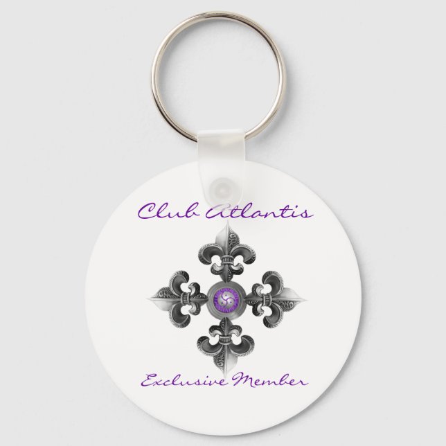 Porte-clés Club Atlantis Porte - clé membre exclusif (Recto)