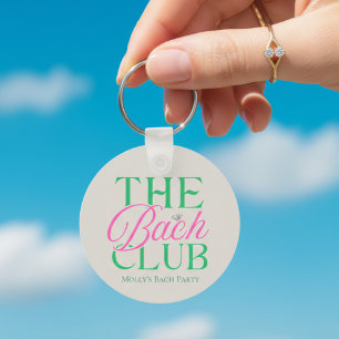 Porte-clés Club Bach Demoiselle d'honneur rose