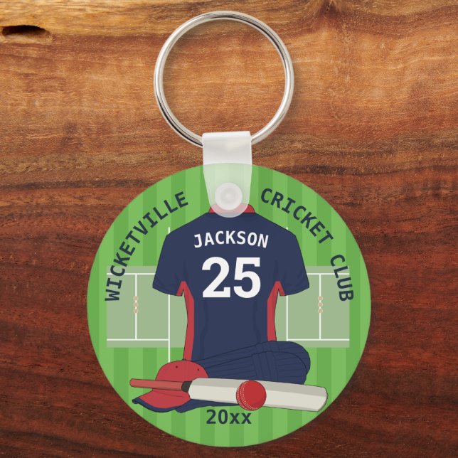 Porte-clés Club de cricket Prix d'équipe v7 (Recto)