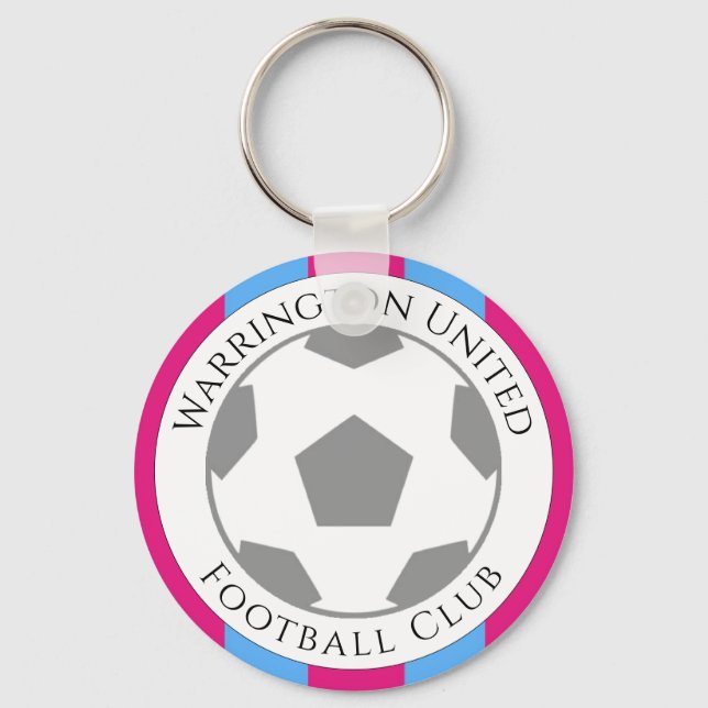 Porte-clés Club de football Claret & Blue (Recto)