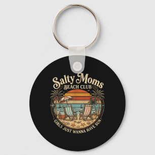 Porte-clés Club de plage des mamans salées Vacances d'été