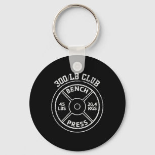 Porte-clés Club de presse développé couché 300 Lbs Gym muscul