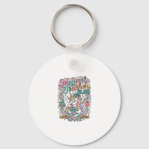 Porte-clés Club de professeur magique de licorne Kawaii Marke