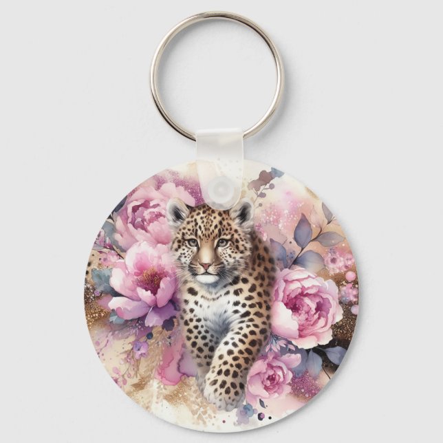 Porte-clés Club Leopard & Porte - clé Rose (Recto)
