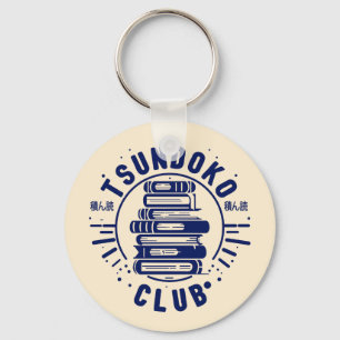 Porte-clés Club Tsundoku Amoureux des Livres Bibliophile Book