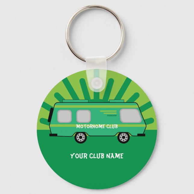 Porte-clés Clubs Caravane Et Motorhome (Recto)