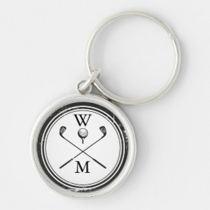 Porte-clés Clubs de golf Monogram personnalisés