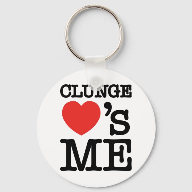 Porte-clés CLUNGE LOVE's ME (Recto)