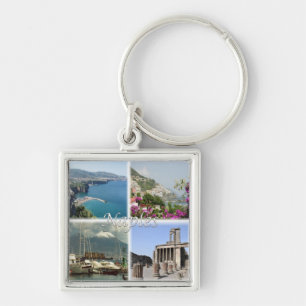 Porte-clés CMP035 NAPLES, Amalfi, Sorrento, Pompéi,