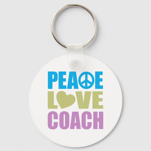 Porte-clés Coach Peace Love (Recto)