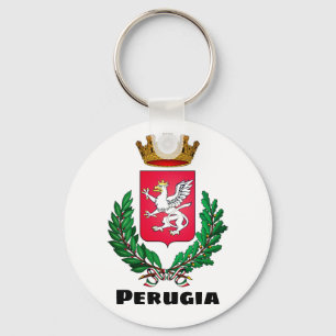 Porte-clés Coat of Arms of Perugia, Italia