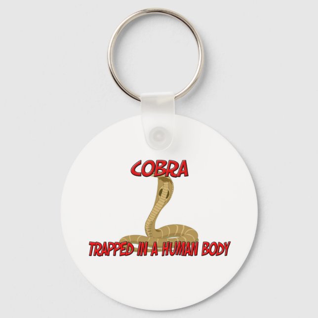 Porte-clés Cobra piégé dans un corps humain (Recto)