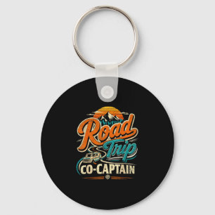 Porte-clés Cocapitaine de road trip campeur de voyage de fami