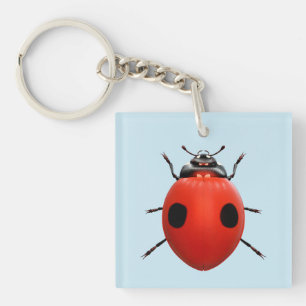 Porte-clés Coccinelle Chanceuse