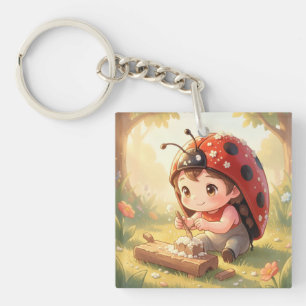 Porte-clés Coccinelle et le royaume de nectar caché