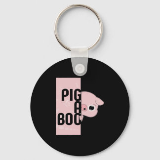 Porte-clés Cochon A Boo