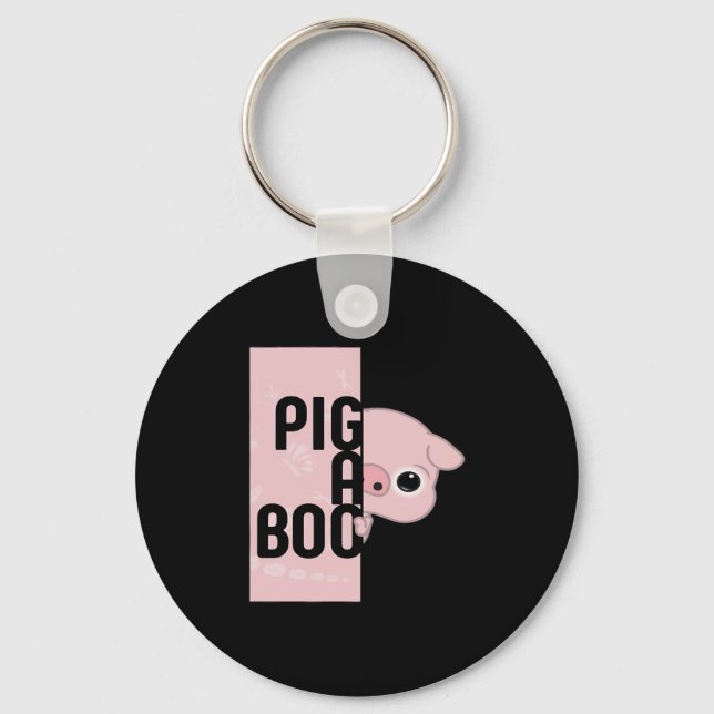 Porte-clés Cochon A Boo (Recto)